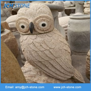 The middle size stone owl carving, owl statues ,stone owl scuplture