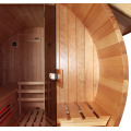 Barrel Sauna Reviews Wooden Hemlock Dry Steam Outdoor Garden Barrel Sauna