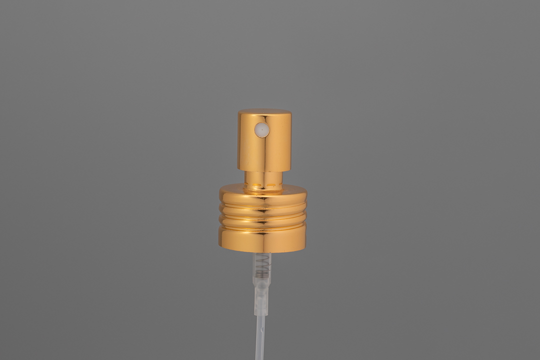 Pulverizador de névoa fina de alumínio dourado brilhante 24/410 24/410 Shiny Gold Aluminum Fine Mist Sprayer