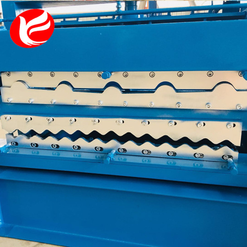 Double layer roofing sheet roll forming machine