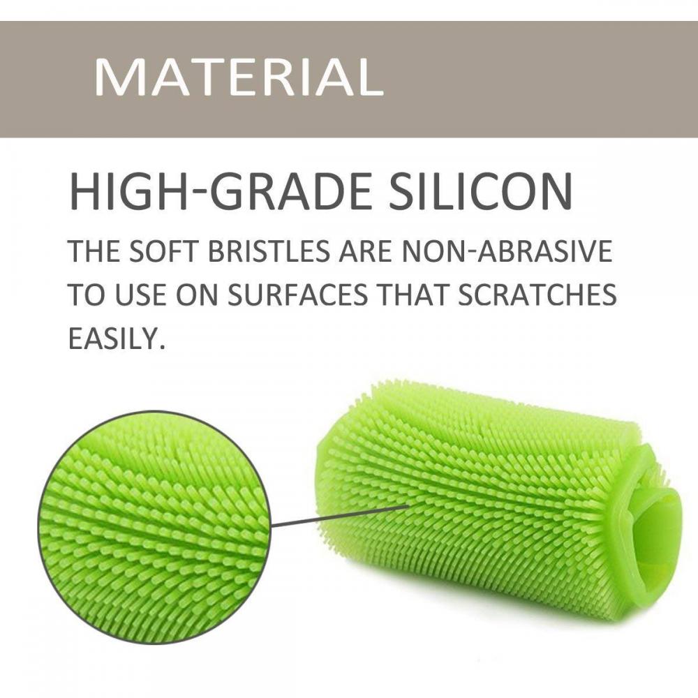 Silicone Kitchen Cleaning Fruit Vegetable Scrubber