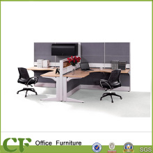 Office Solution Modular Modern 2 Seater Office Cubicle Partition with Fabric Divider