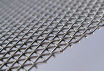 crimped mesh grid