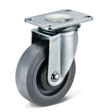 Wear-resistant small TPR wheel casters