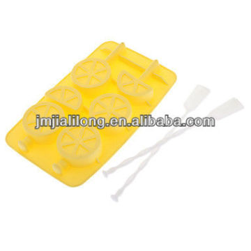 silicone Lemon Shaped Ice Stirrer ice cube tray