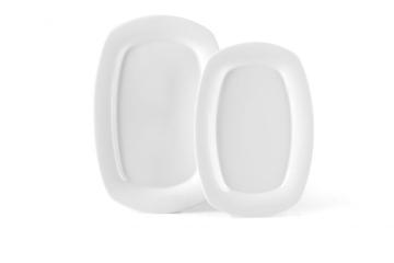 Rectangle Shapes Fine Design Royal Porcelain Plates