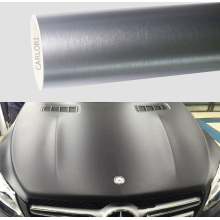 Bürste metallisch graue Wrap Vinyl