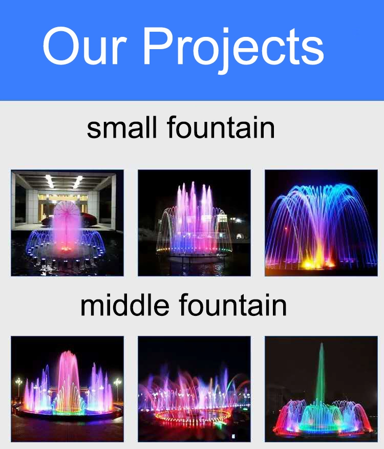 modern outdoor fountain