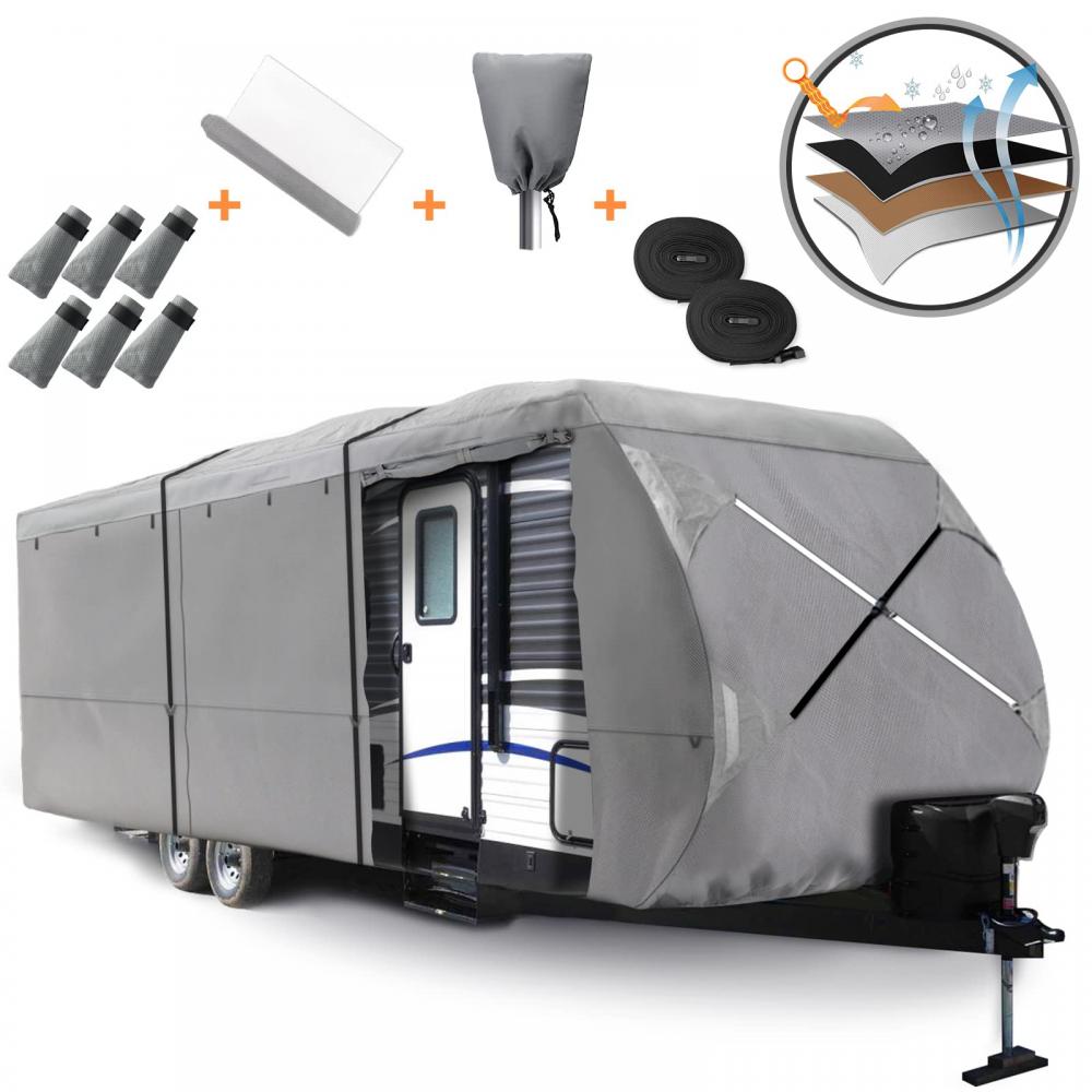 4-ply Top Panel Trailer Trailer Cover-Ripstop Waterproof