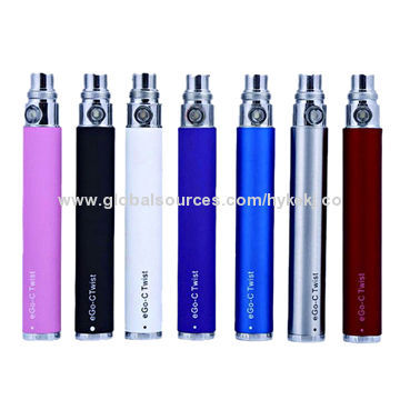 Ego c twist starter kit/vaporizer pens with CE/RoHS/FCC certification marks