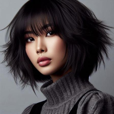 Short Highlight Bob Human Hair Wig