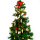 Dancing Flame Pillar Christmas Tree Flameless Candle