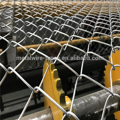 Mesh 50x50mm pvc coated used chain link fence