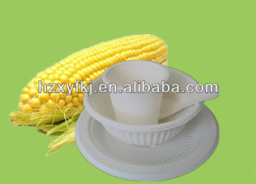 biodegradable starch tableware set