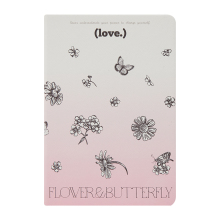 Floral design PU leather journal notebook