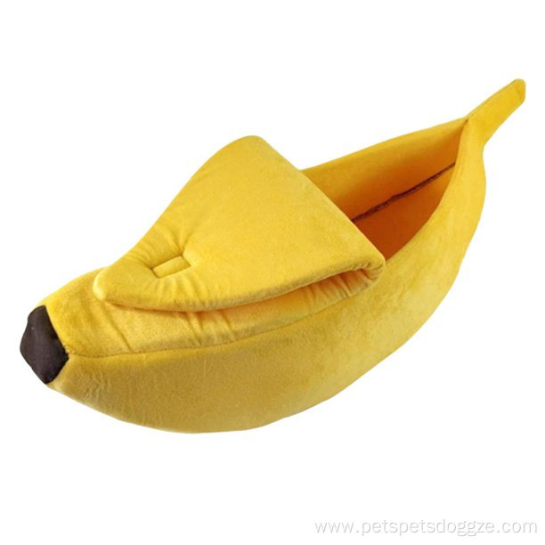 Pet Cat House Bed Banana Shape Dog Cute