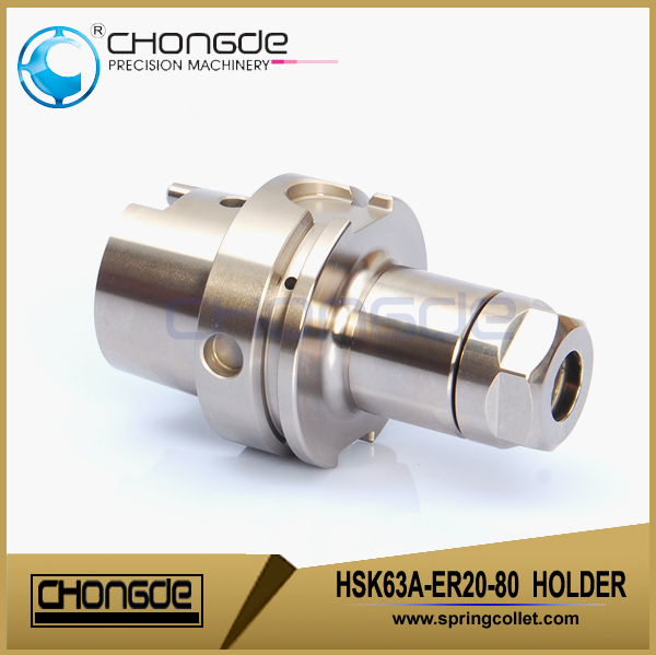 HSK63A-ER20-80 Portaherramientas CNC de ultra precisión