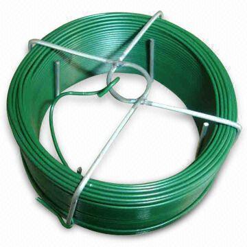 pvc coated green colour wire