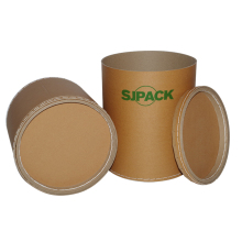 Round Paper Drums Fibre Drums 25cm-65cm Height 32.5cm Diameter for Sale