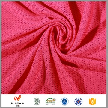 good material mesh 100 Polyester bird eye mesh fabric for Moisture wicking