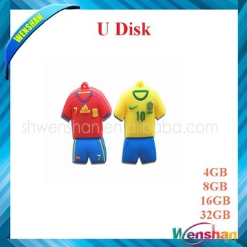 Coat fingerprint usb flash drive,T-shirt shape plastic usb pen drive 4gb