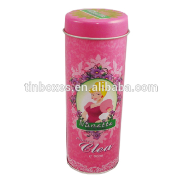 cylinder cylindrical decorative chocolate tin boxes