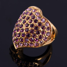 Exquisite Fashion Engagement Ring Pink Diamond Alloy Hot Sell
