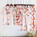 Rayon Summer Cartoon Print Druku