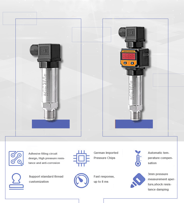 pressure sensor with display