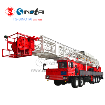 SINOTAI API 550HP truck-mounted drilling rig &workover rig