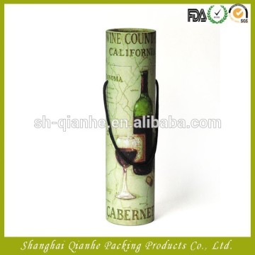 Paper Cylinder Wine Bottles Boxes