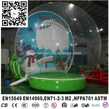 Popular Chrismas Inflatable Snow Ball, Inflatable Snow Globe/PVC Chrismas Bubble Ball/Snow Globe Ball