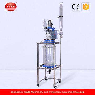 50L Chemicals Fluidized Bed Jacketed Glass Reactor