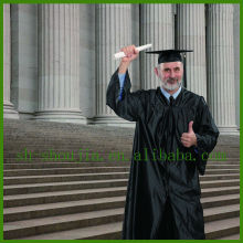 graduation cap and gown, Deluxe graduation robe, PHD gown academic gown, academic gown