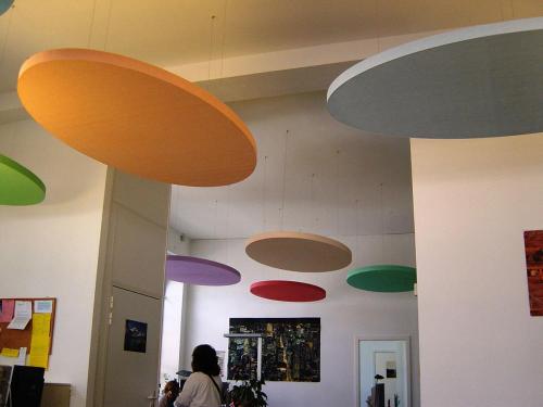 acoustic foam colorful ceiling baffle