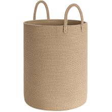 Wicker Laundry Baskets for Kids - Portable Cotton Rope Storage Solutions