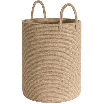 Wicker Laundry Baskets for Kids - Portable Cotton Rope Storage Solutions