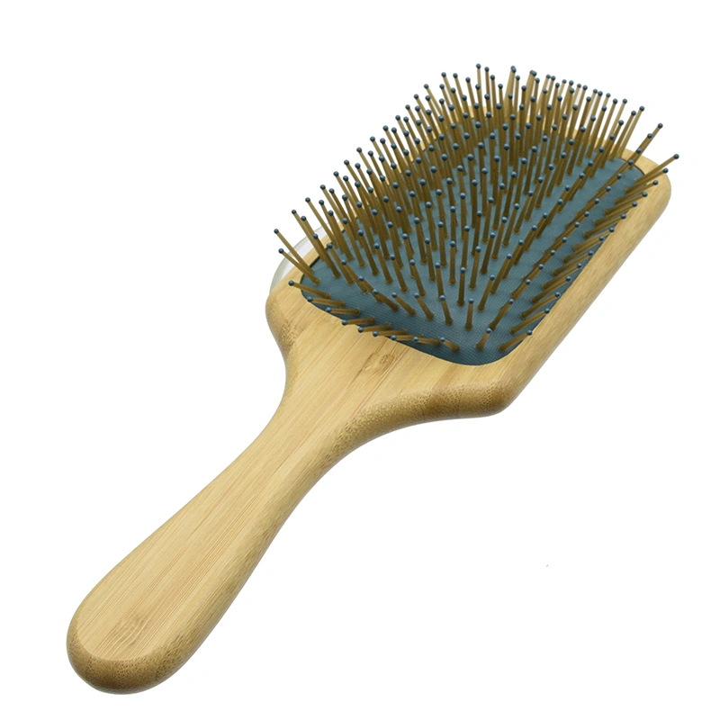 Hair Brush Hair Comb Massage Brush Professional Wooden Bristle Paddle Wood Handle Hair Brush