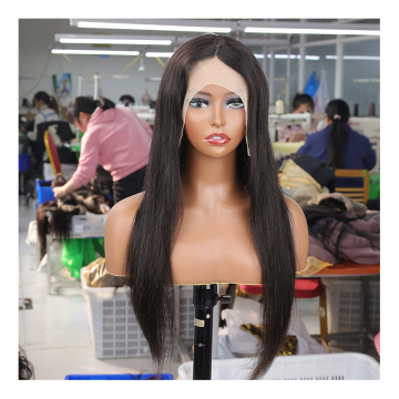 Wholesale 100% human hair lace front wigs Brazilian Virgin human blend Lace Front Wigs 13x4x1 HD Lace Front Wigs For black Women