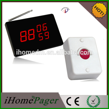 Construction site wireless calling push button system