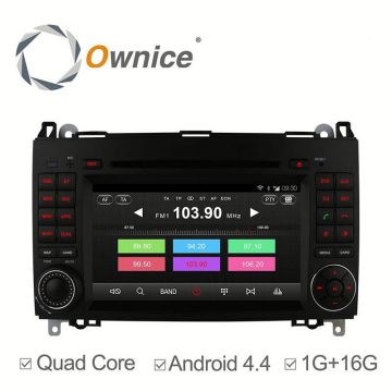 Ownice factory price quad core Android 4.4 car multimedia player for Benz A-W169 2005-2011 with RDS support dvr ipod