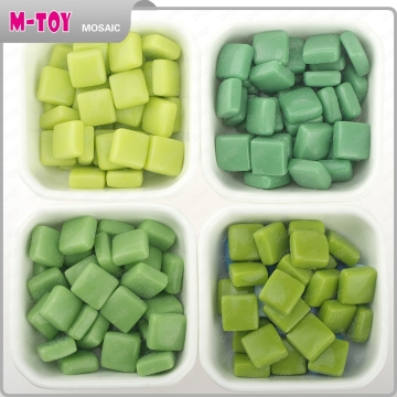 SS13 Red Round Craft Mosaic Art Tile