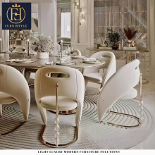 Nordic Designer Villa Light Luxury Dining Chairs & Tables