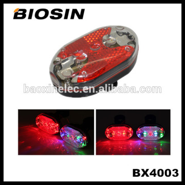 Multicolor rear led bike light,safety bike led light,9led bike rear light