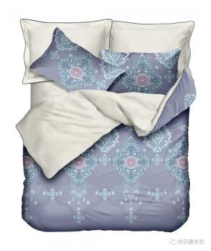 Microfiber Printed 4PC bed sheet