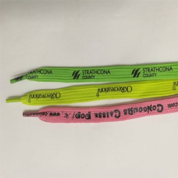 Good Quality Silk Screen Printed Shoelace