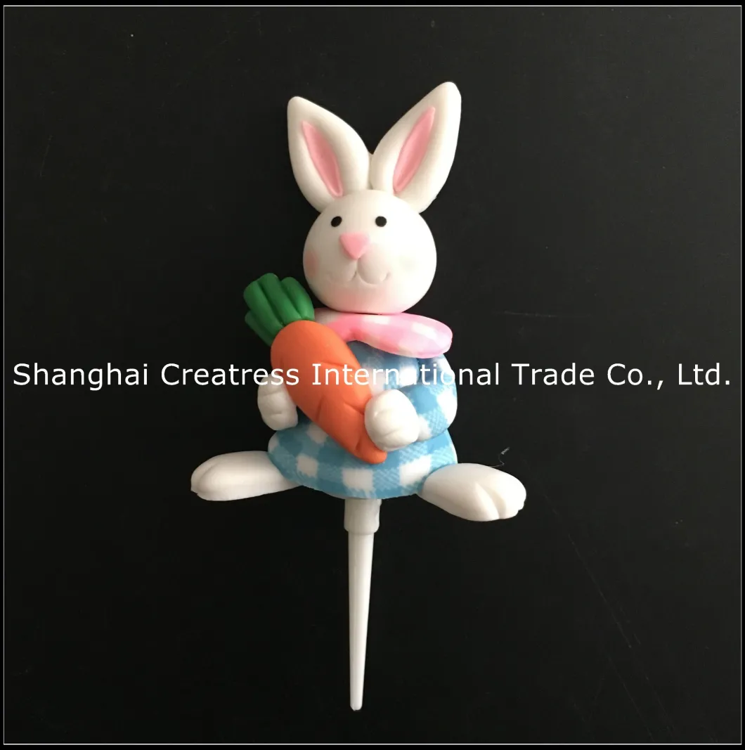 Fully Qualified Cake Decoration Cute Easter Bunny Polymer Clay