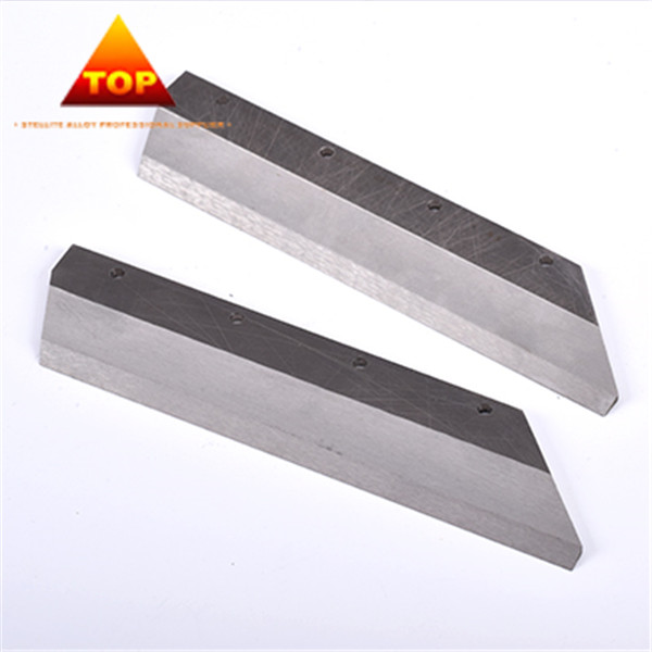 Stellite 6K Razor Cut Blades Knives For Chemical Fiber Cutting