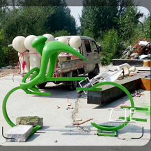 Abstract Sports Sculpture Resin Riding Bike Sculptures