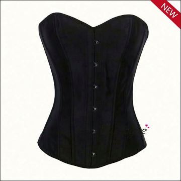 On sale overbust corset waist training bustier top casual corset top white